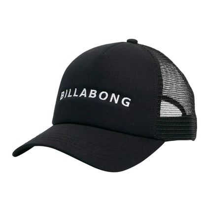 Black Billabong cap on a white background