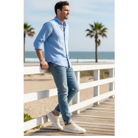 Hey Dude Paul Pro Stretch Canvas Egret / Light Grey