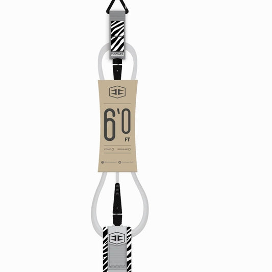 Hurricane 7mm 6ft Double Swivel Moulded Leash - Zebra