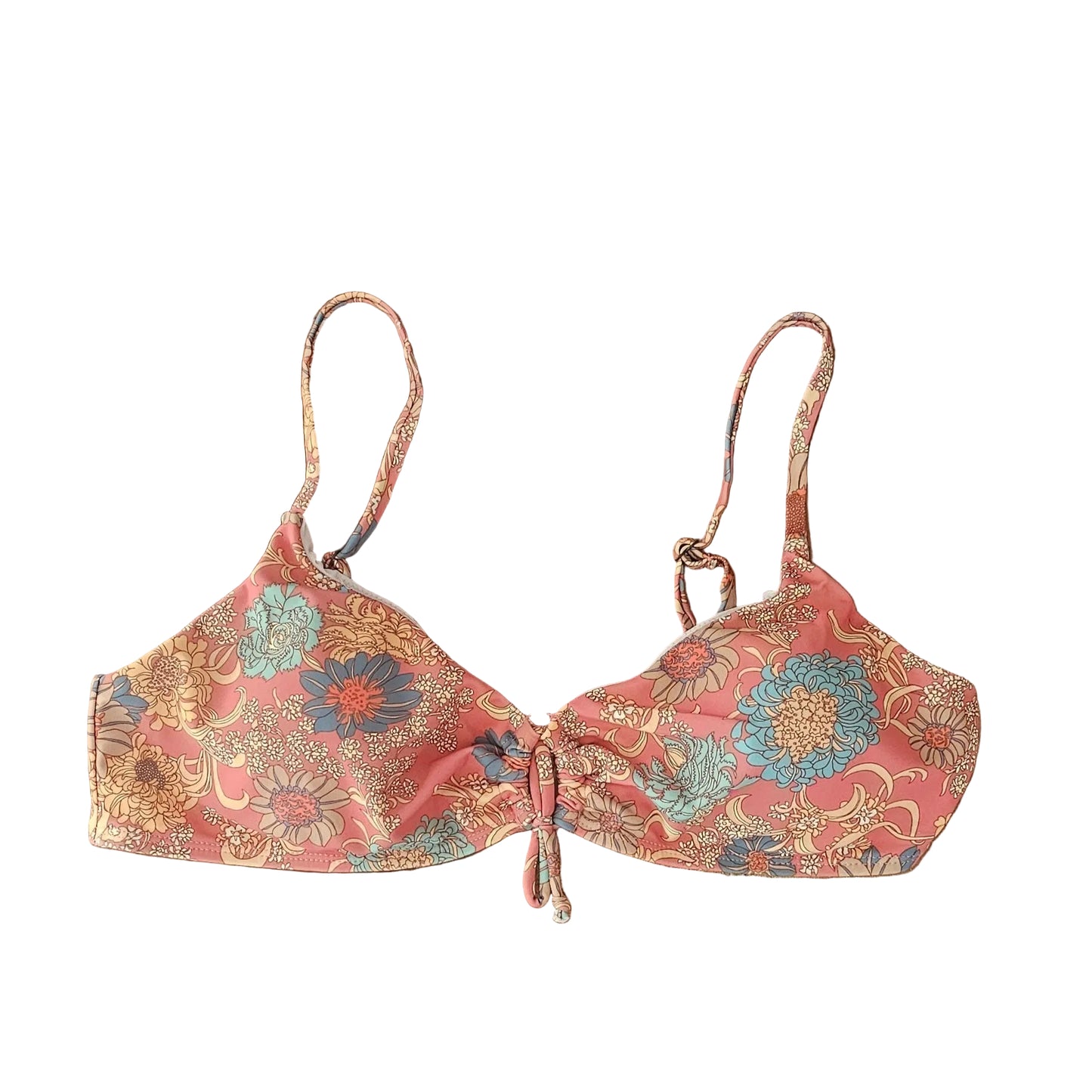 O'Neill Red Floral Bikini Top