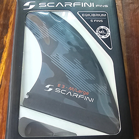 Scarfani product packaging on a wooden surface