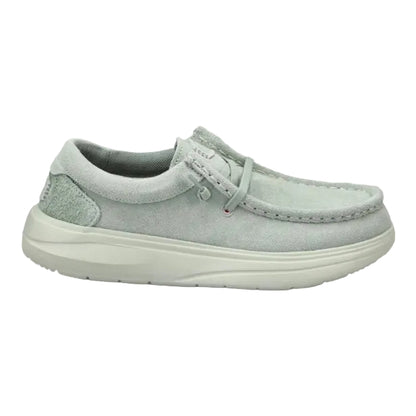 Hey Dude Wendy Comf Suede Sea Foam