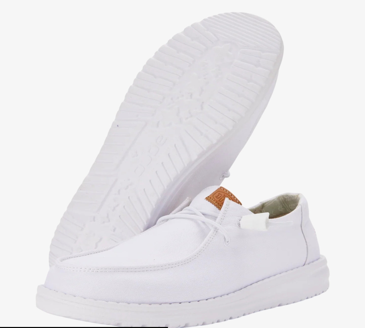 Hey Dude Wendy Stretch Canvas White