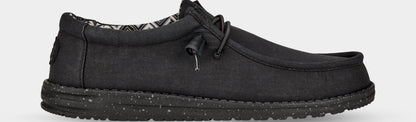 Hey Dude Wally Stretch Canvas Black